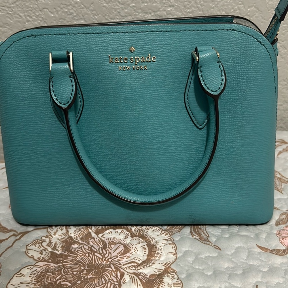 New teal blue Kate spade bag